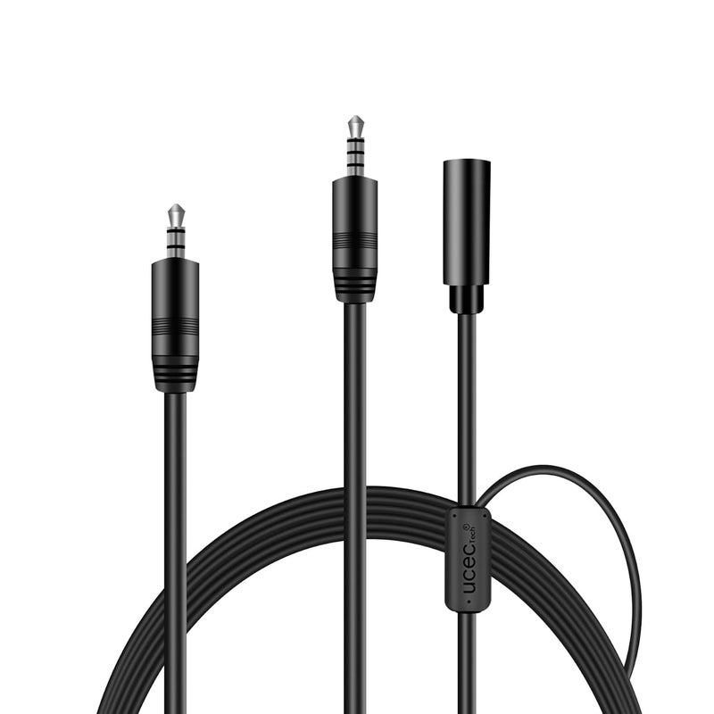 UCEC 6.6Ft Chat Link Cable, Party Chat Adapter for Xbox One, Nintendo Switch, PS4, PS5, Compatible with Elgato HD60, HD60Pro, HD60S, HD60 S+ and More Game Capture Devices - Image 1